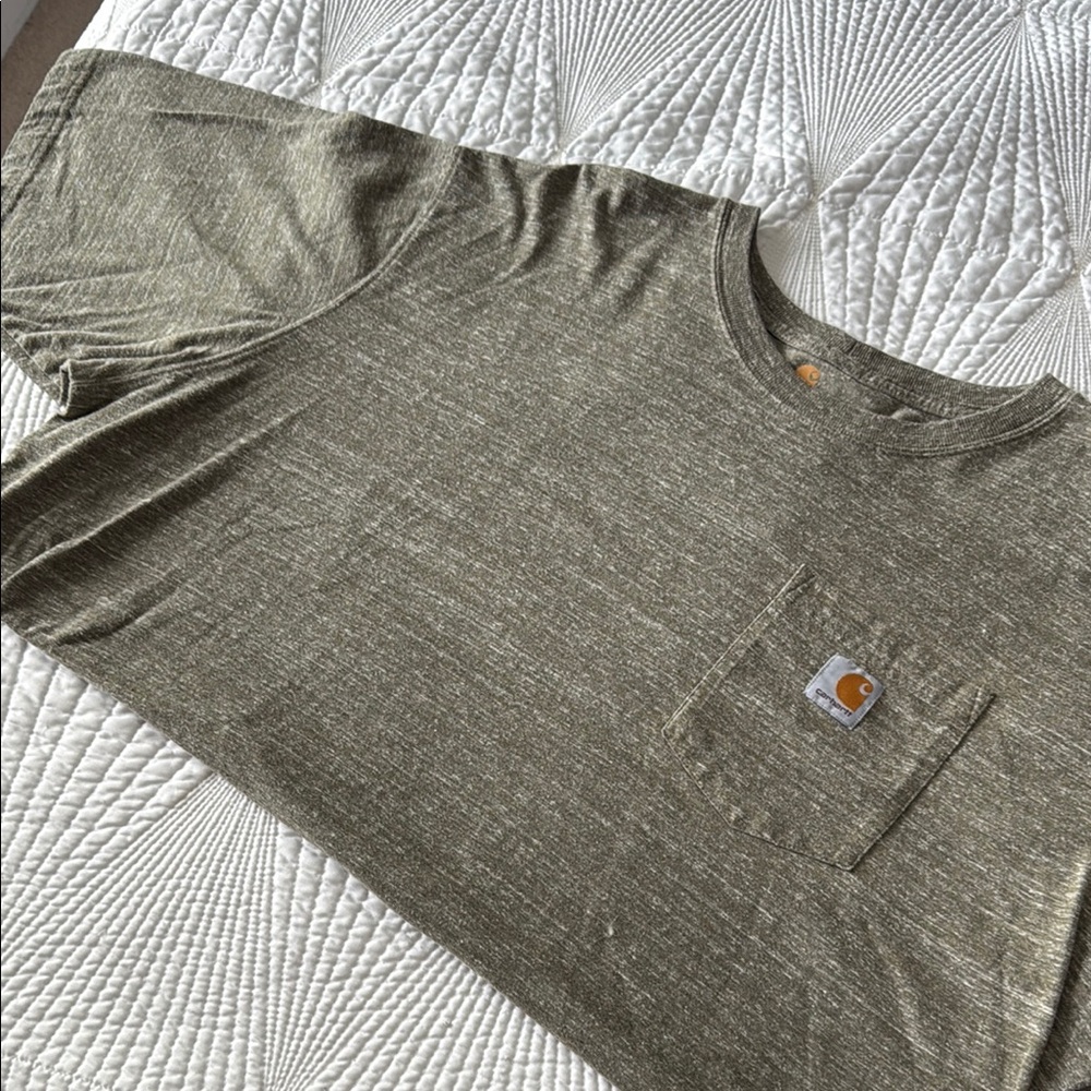 Carhartt Green Short Sleeve Tee Essential Comfort